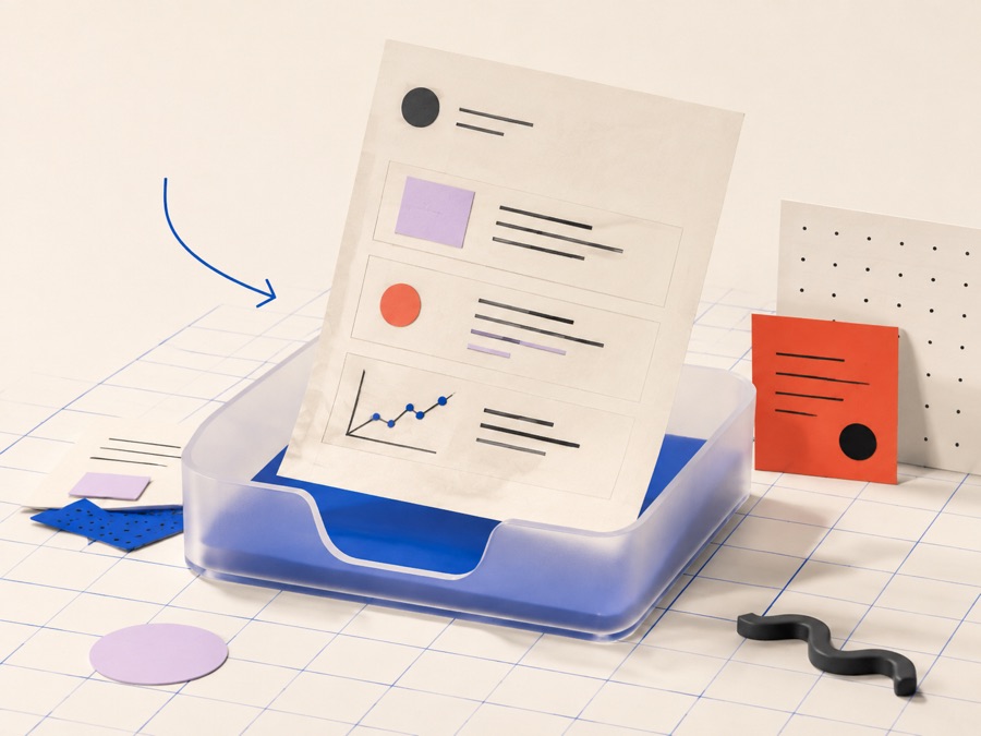 A project brief landing in an inbox
